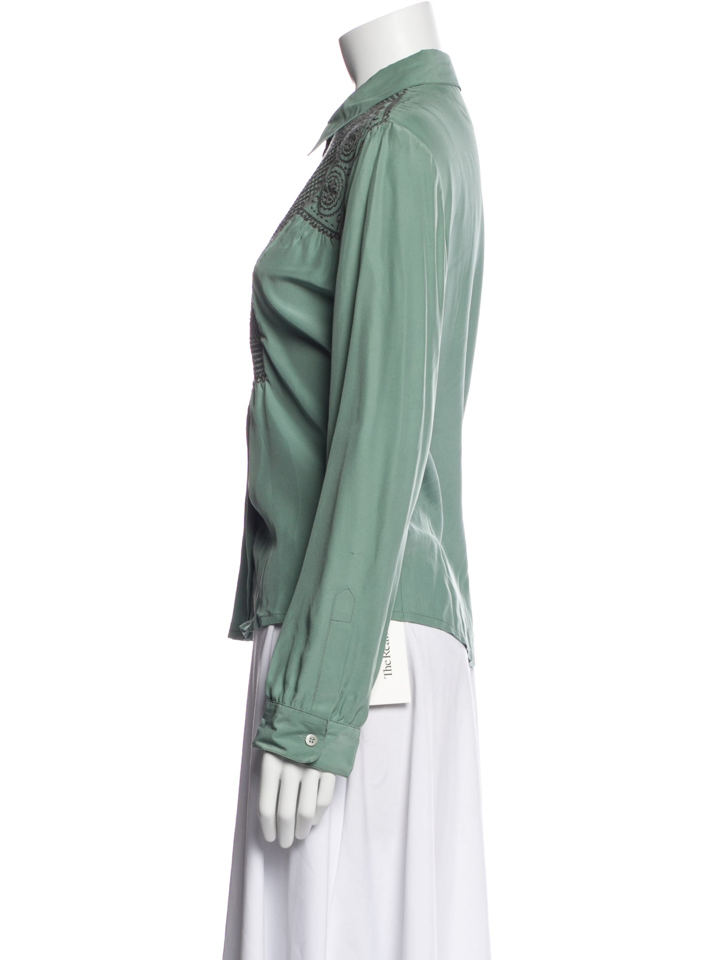 Cacharel Silk Patterned Blouse