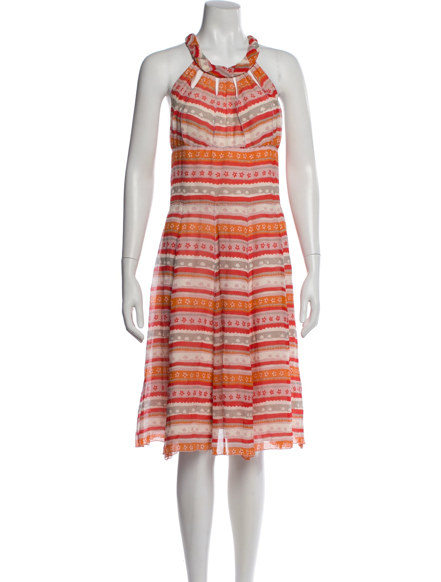 Cacharel Silk Midi Length Dress