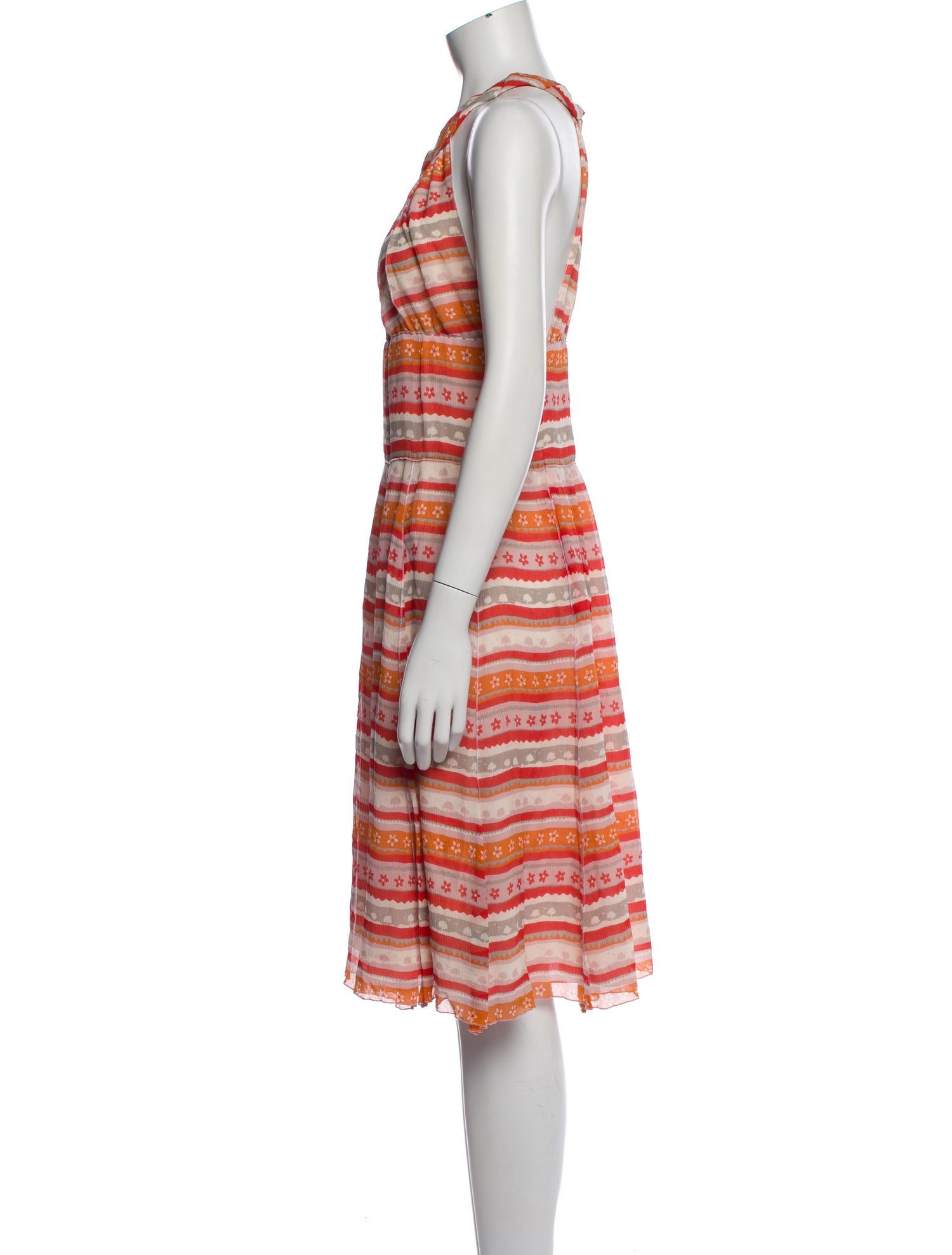 Cacharel Silk Midi Length Dress