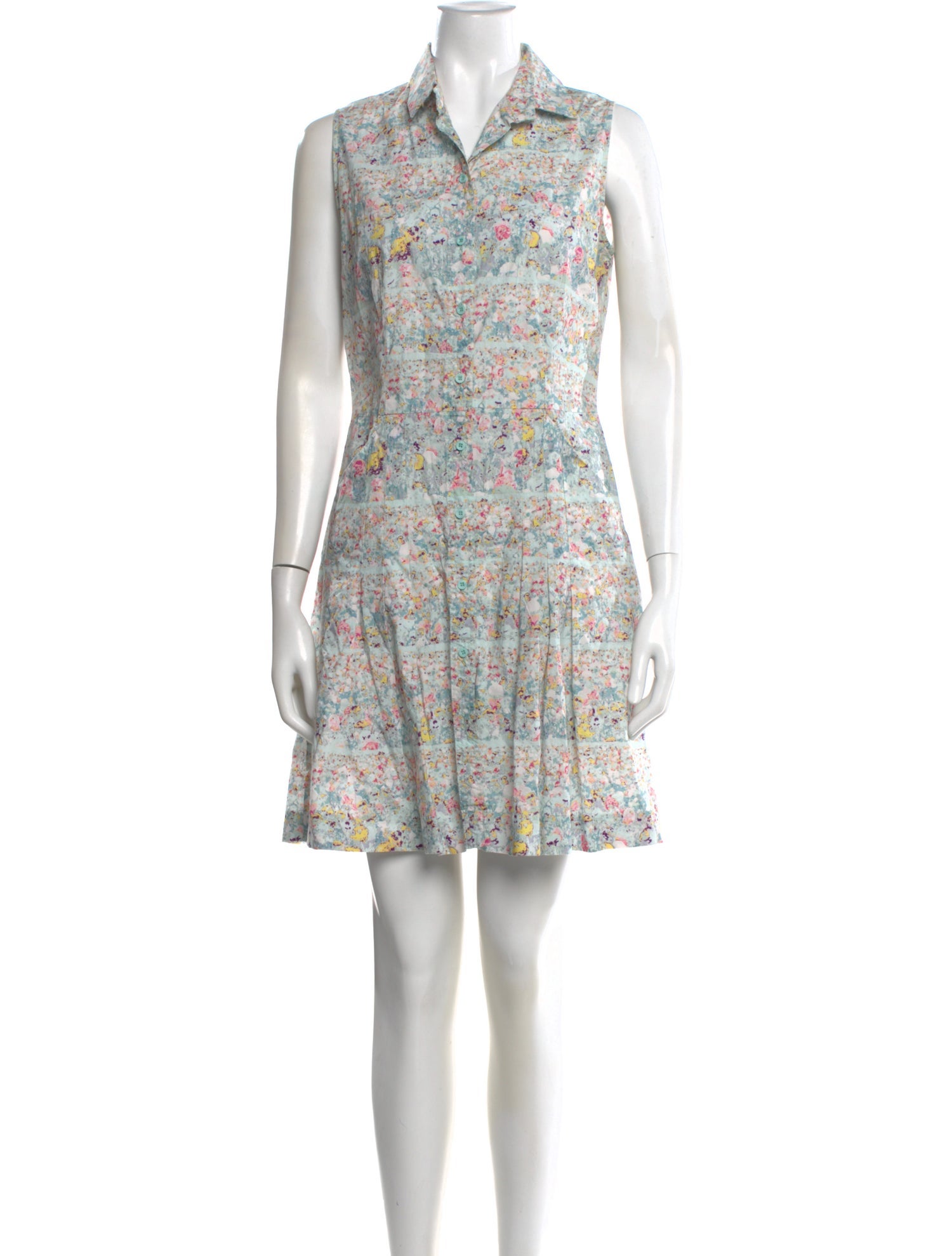 Cacharel Floral Print Mini Dress