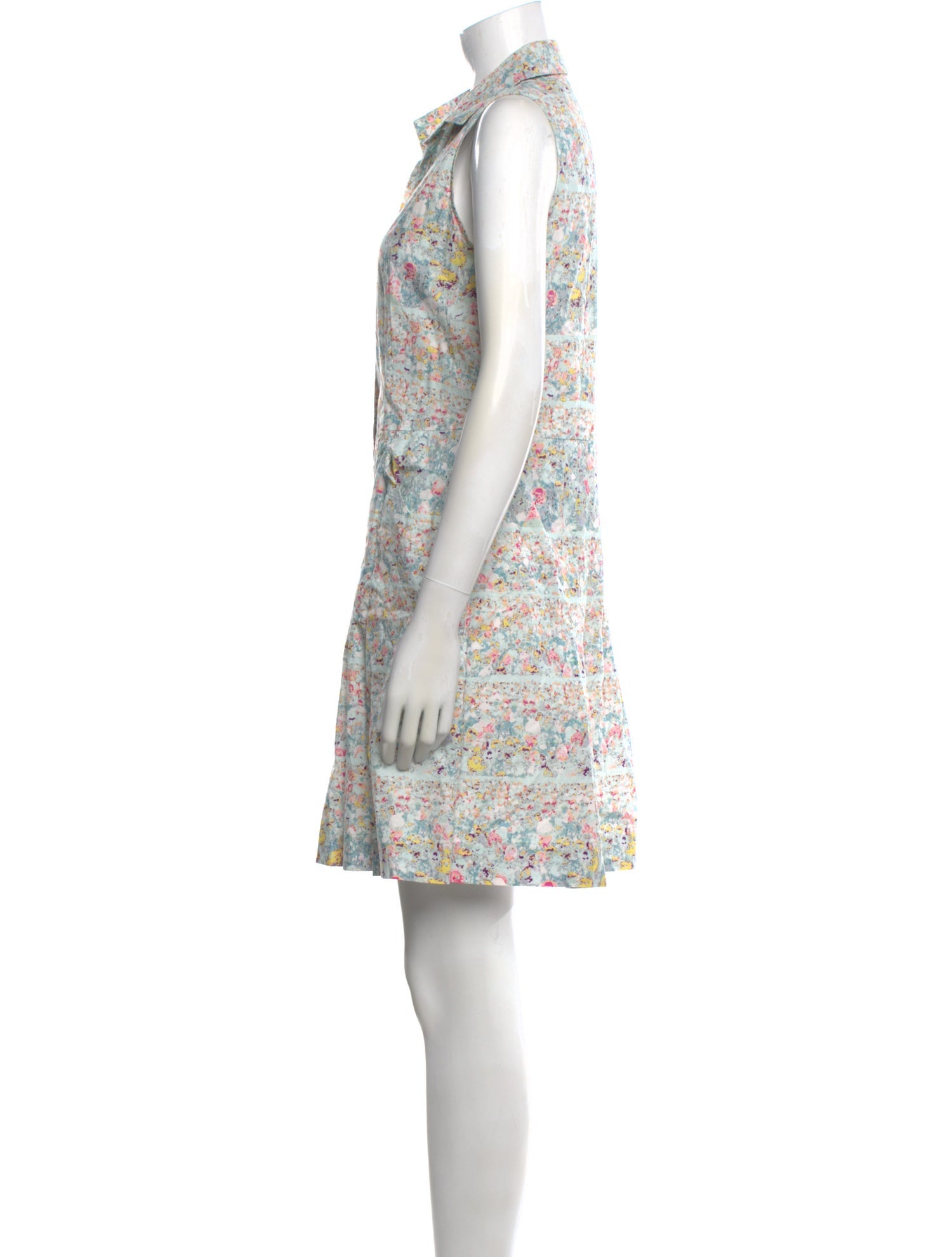 Cacharel Floral Print Mini Dress