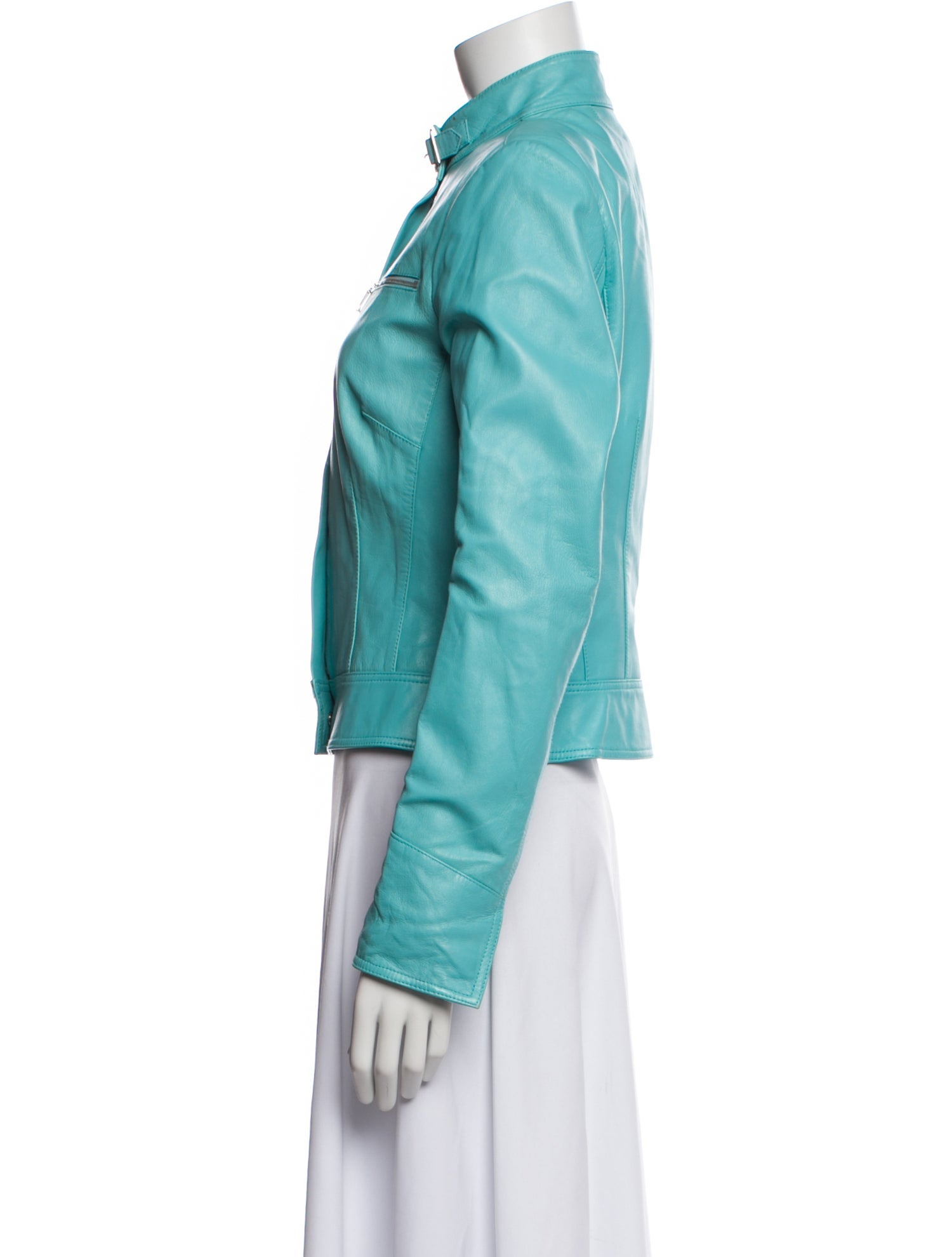 Cacharel Leather Biker Jacket