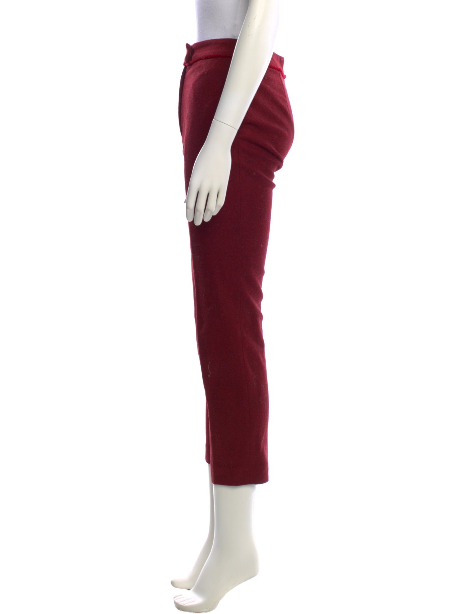 Cacharel Wool Straight Leg Pants