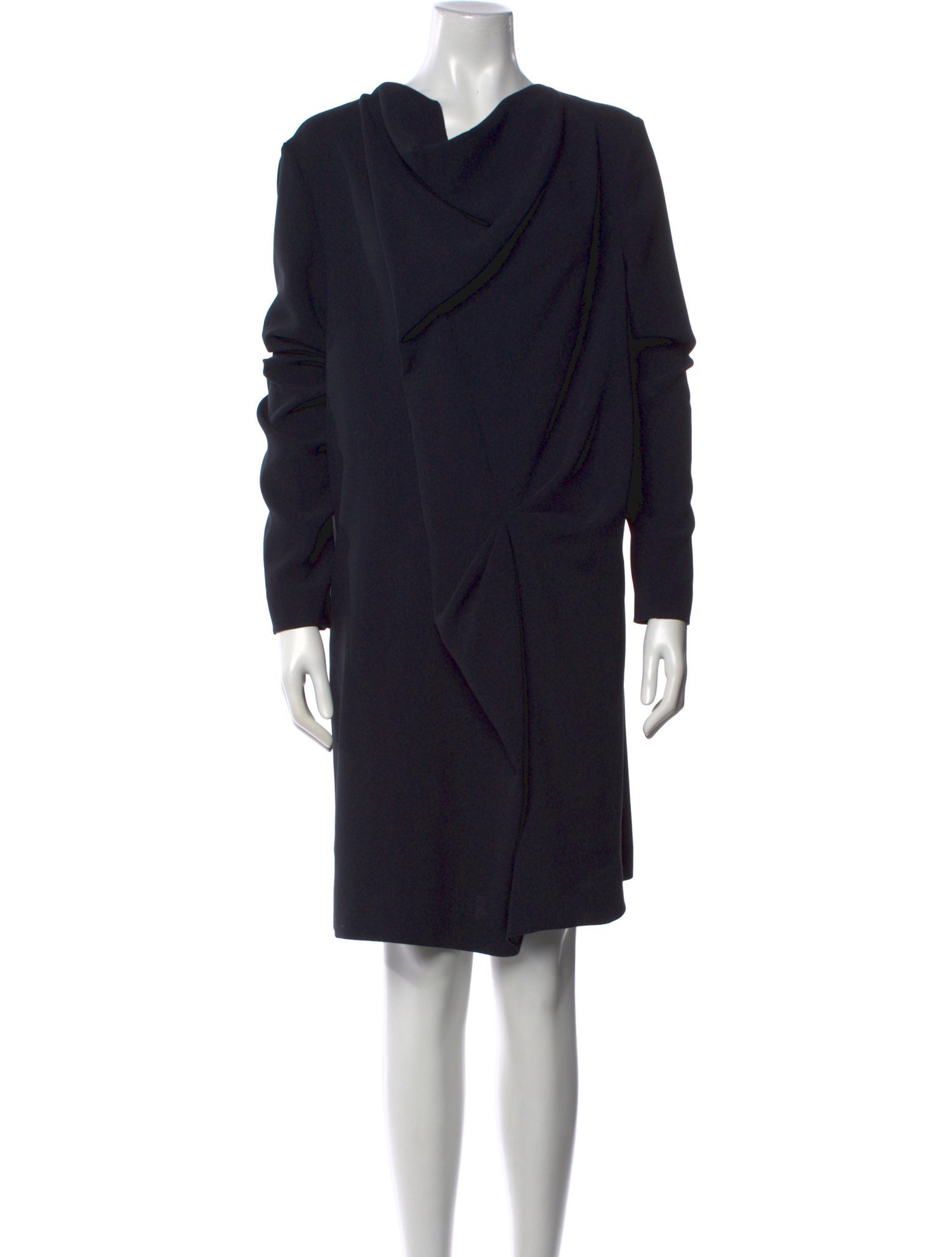Cacharel Cowl Neck Knee-Length Dress