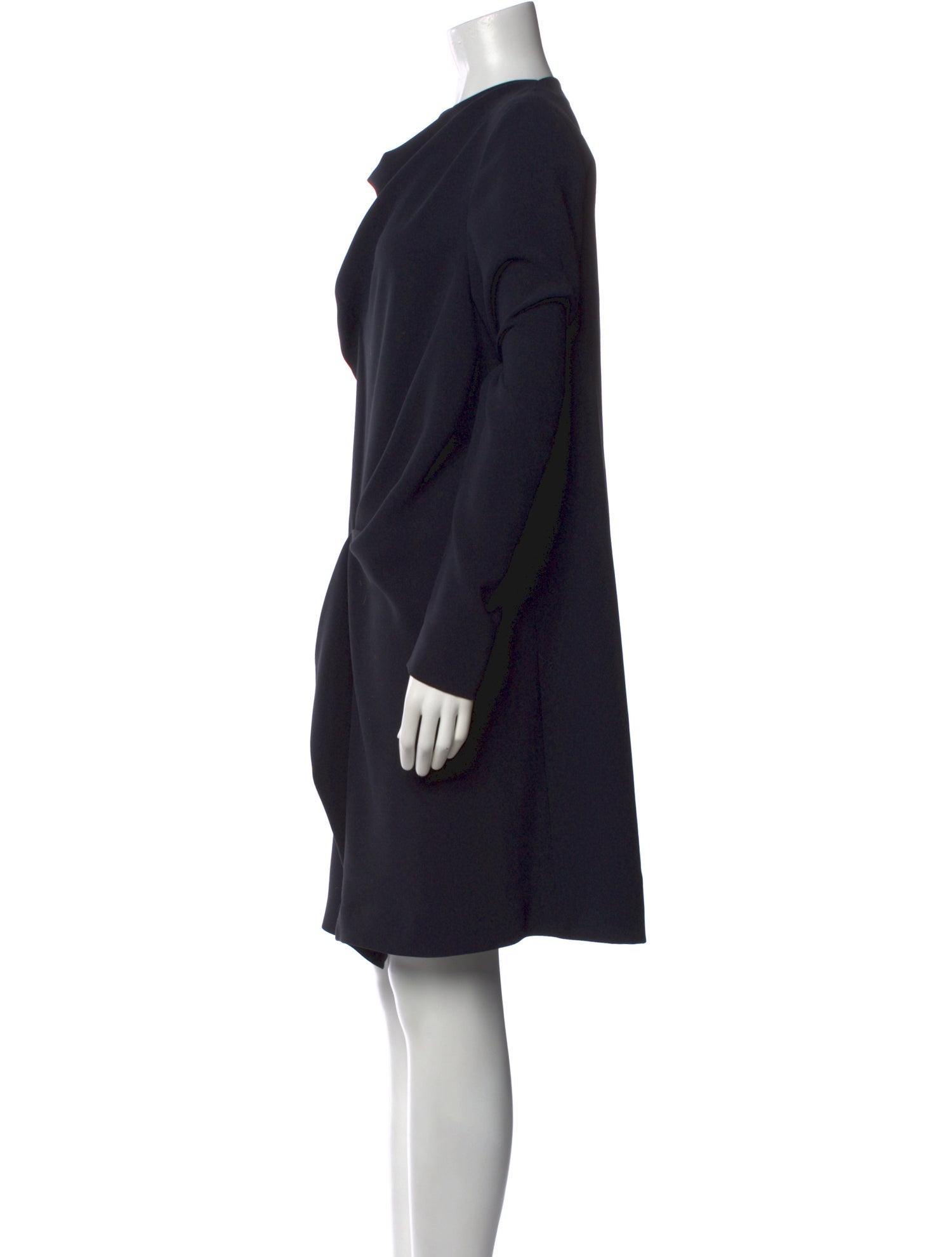 Cacharel Cowl Neck Knee-Length Dress