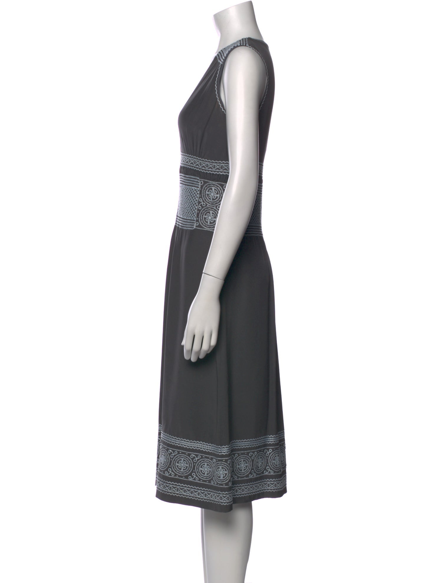 Cacharel Silk Midi Length Dress