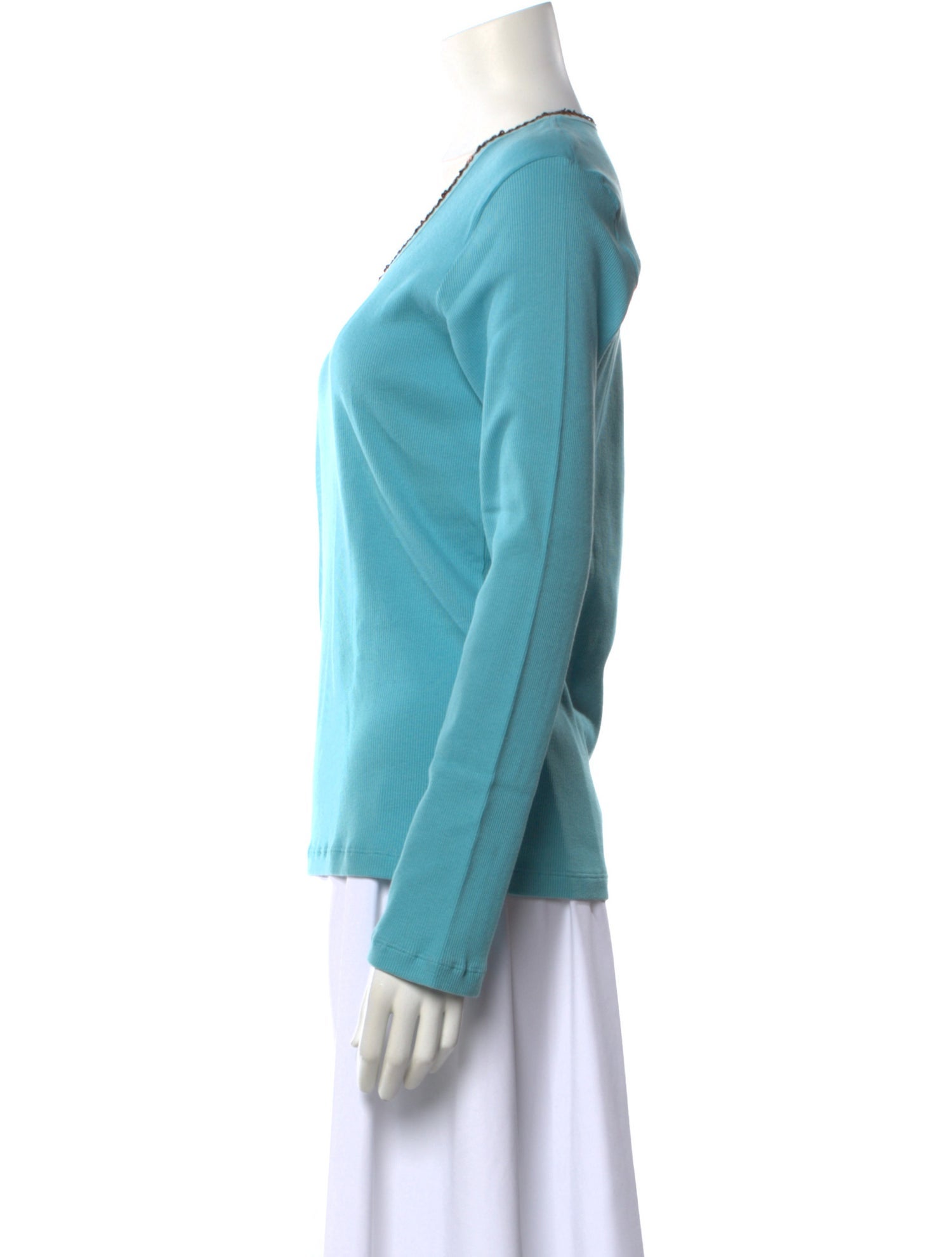 Cacharel Crew Neck Long Sleeve Top