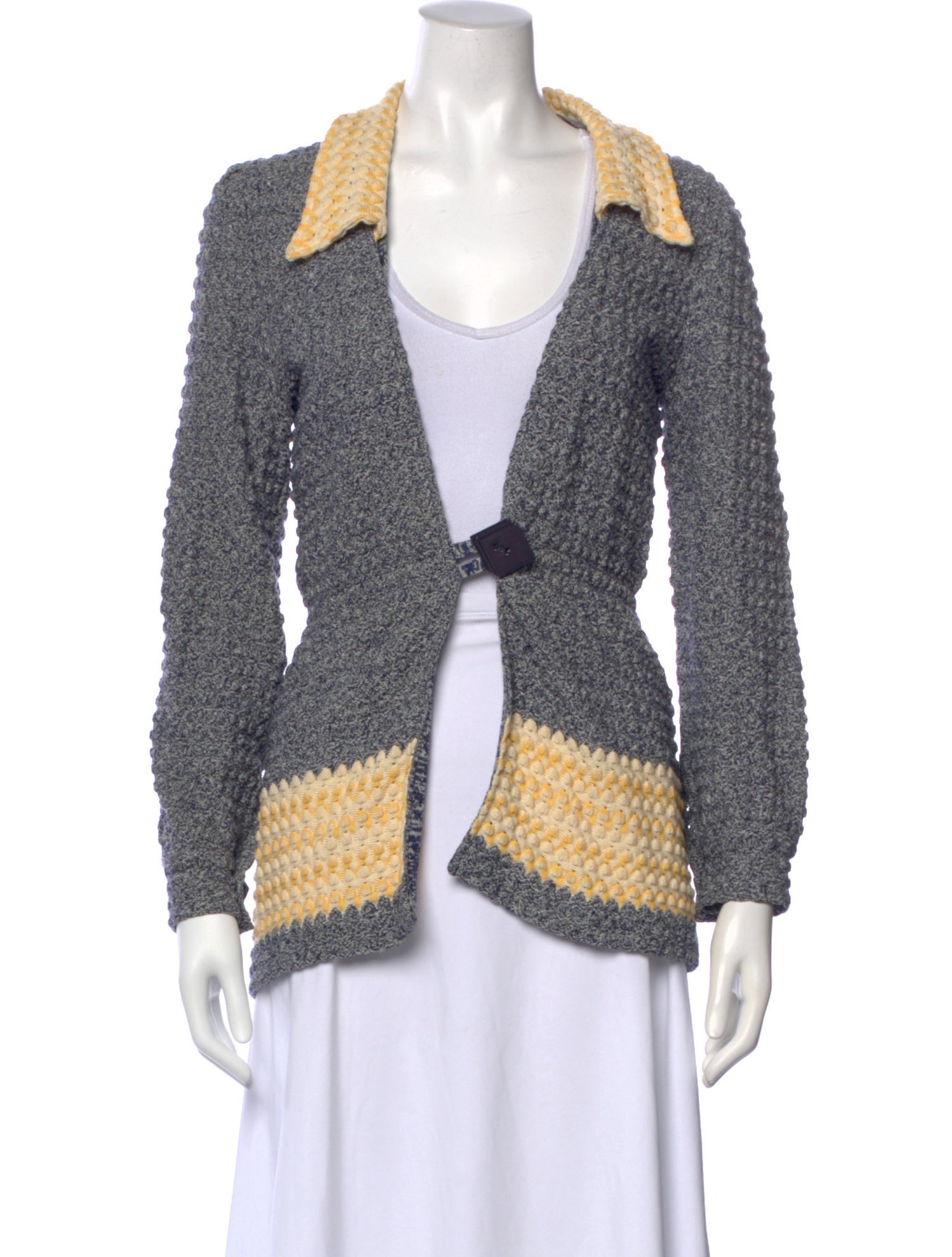 Cacharel Tweed Pattern Sweater