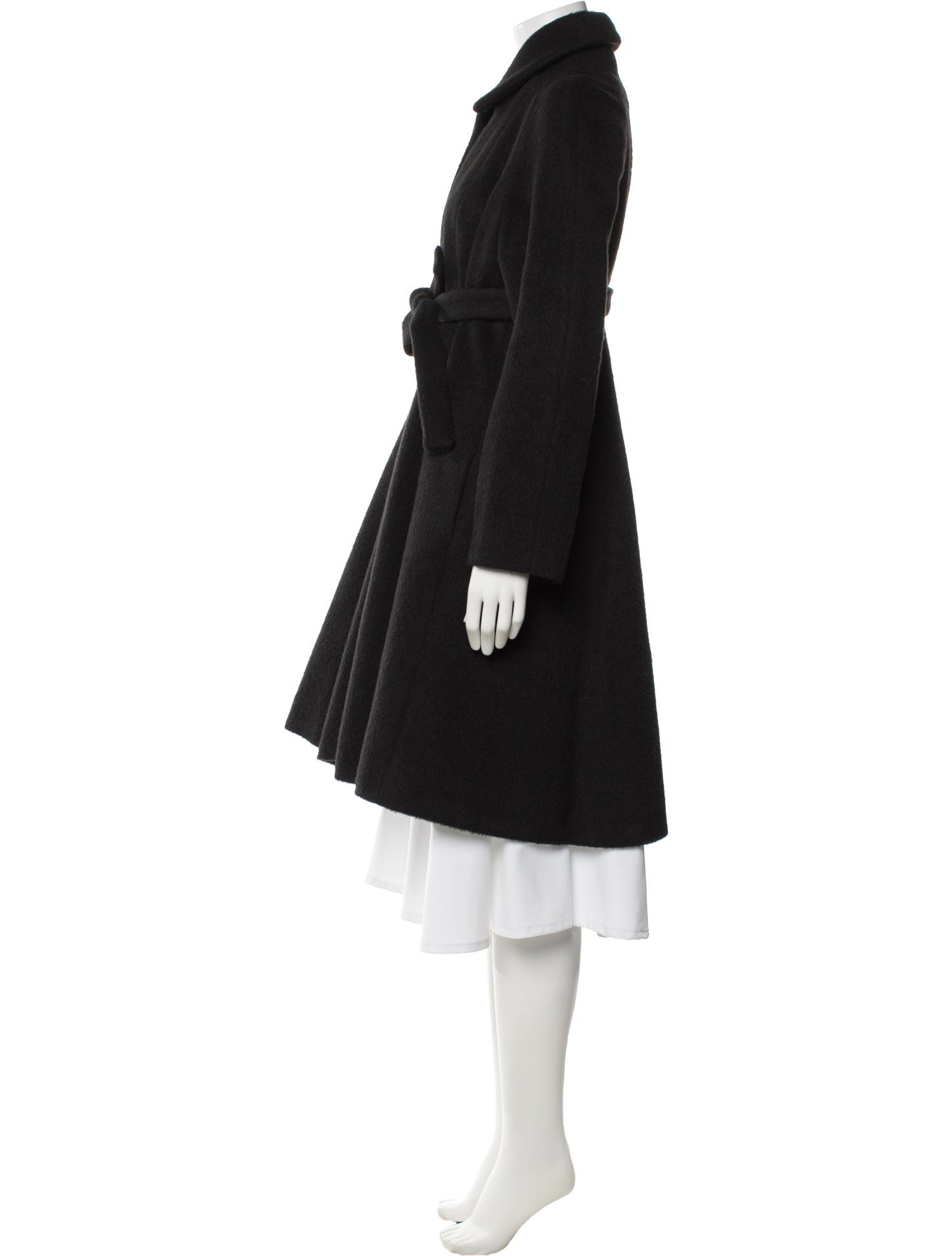 Cacharel Virgin Wool Fur Coat