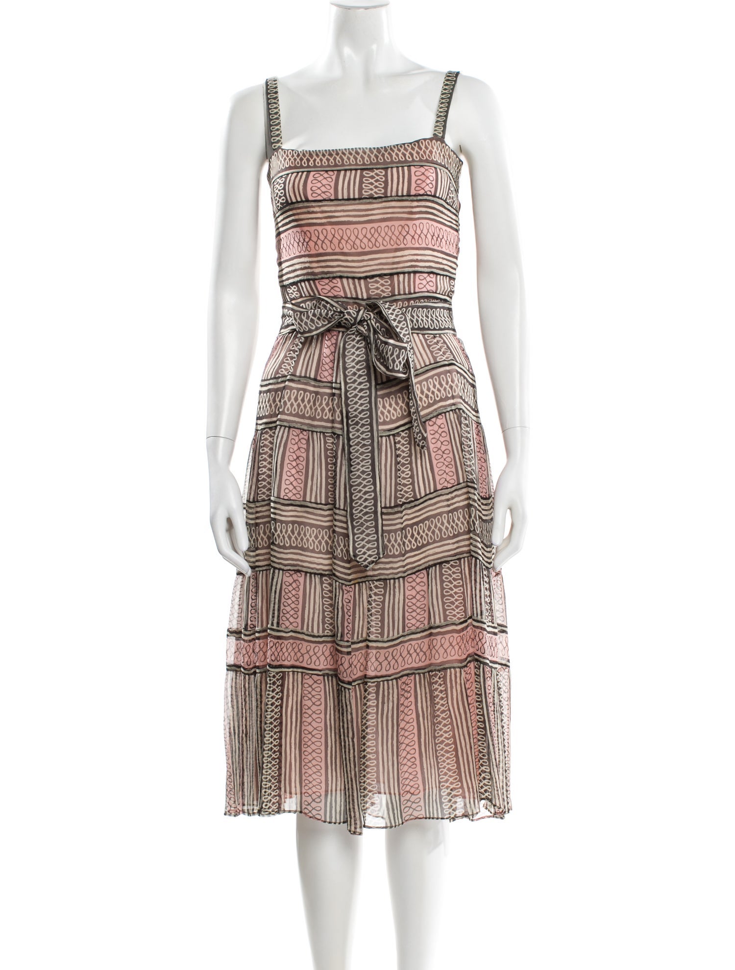 Cacharel Silk Midi Length Dress