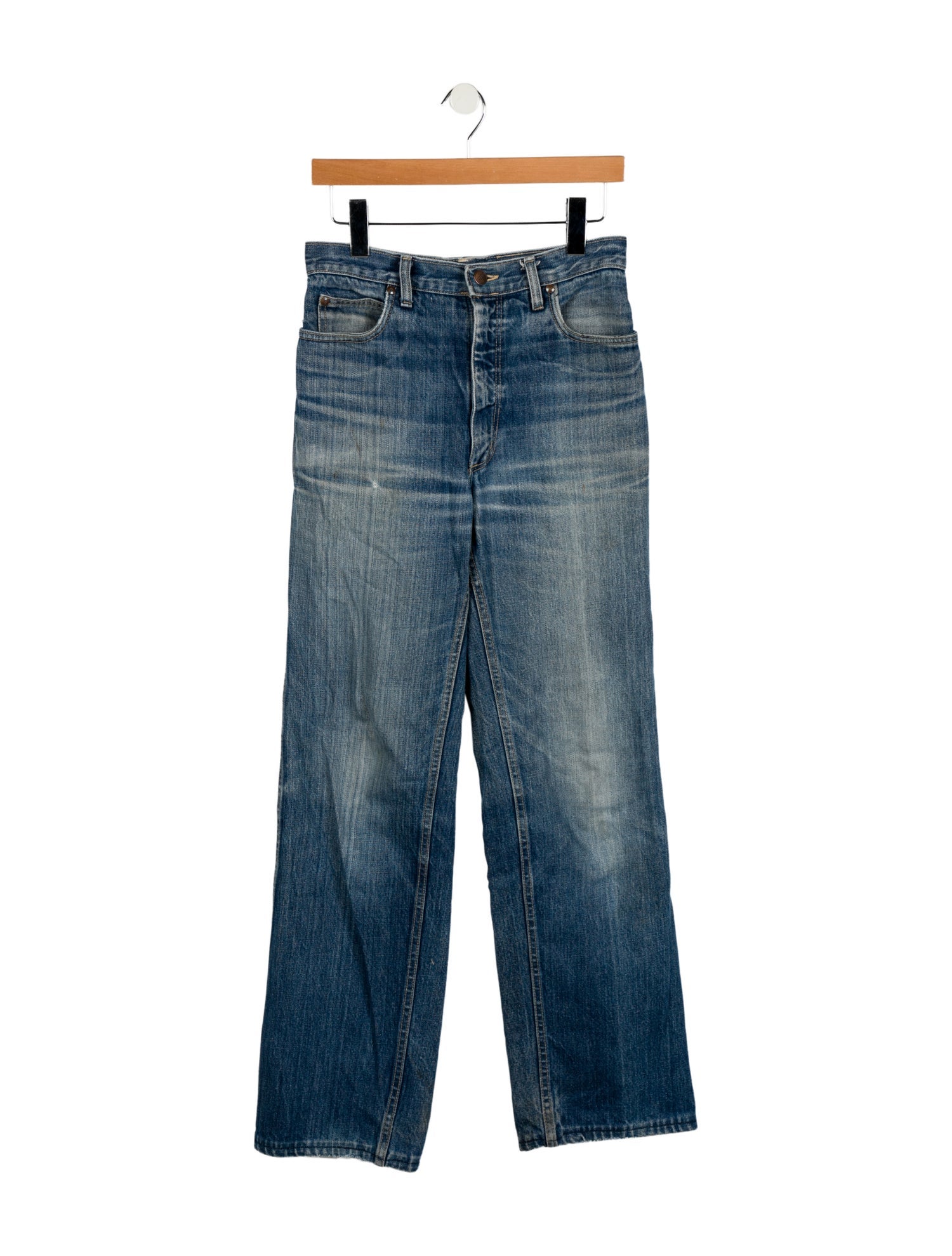Cacharel High-Rise Wide Leg Jeans