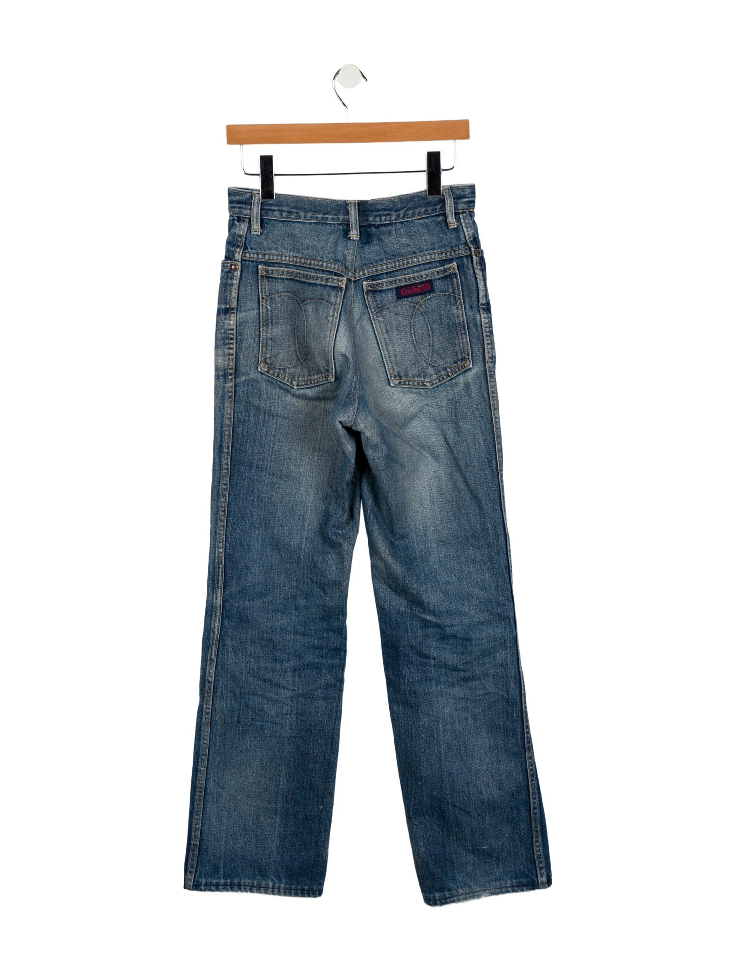 Cacharel High-Rise Wide Leg Jeans