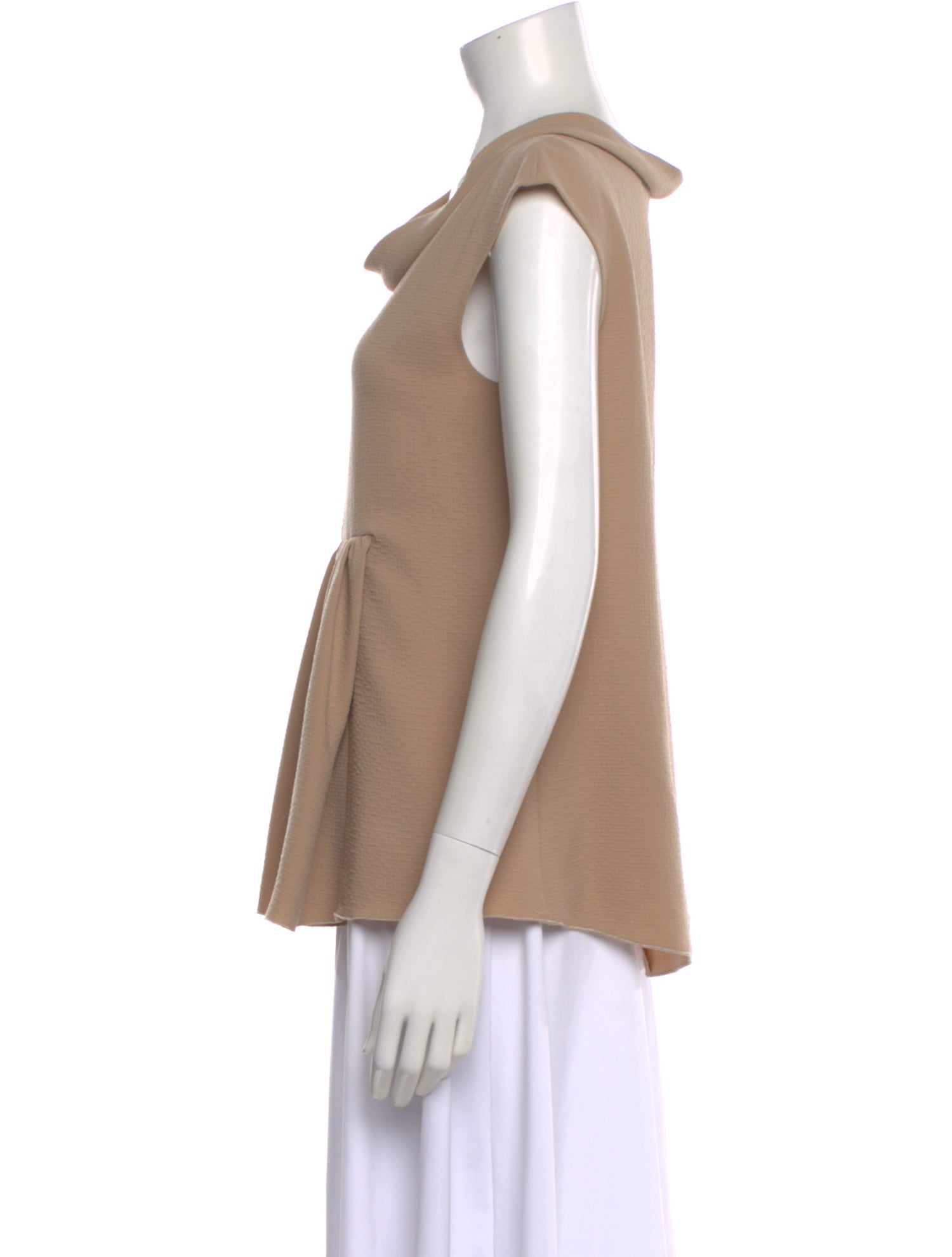 Cacharel Cowl Neck Sleeveless Top