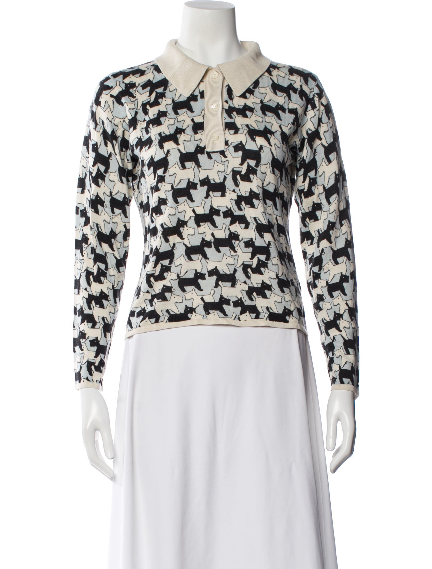 Cacharel Silk Printed Sweater