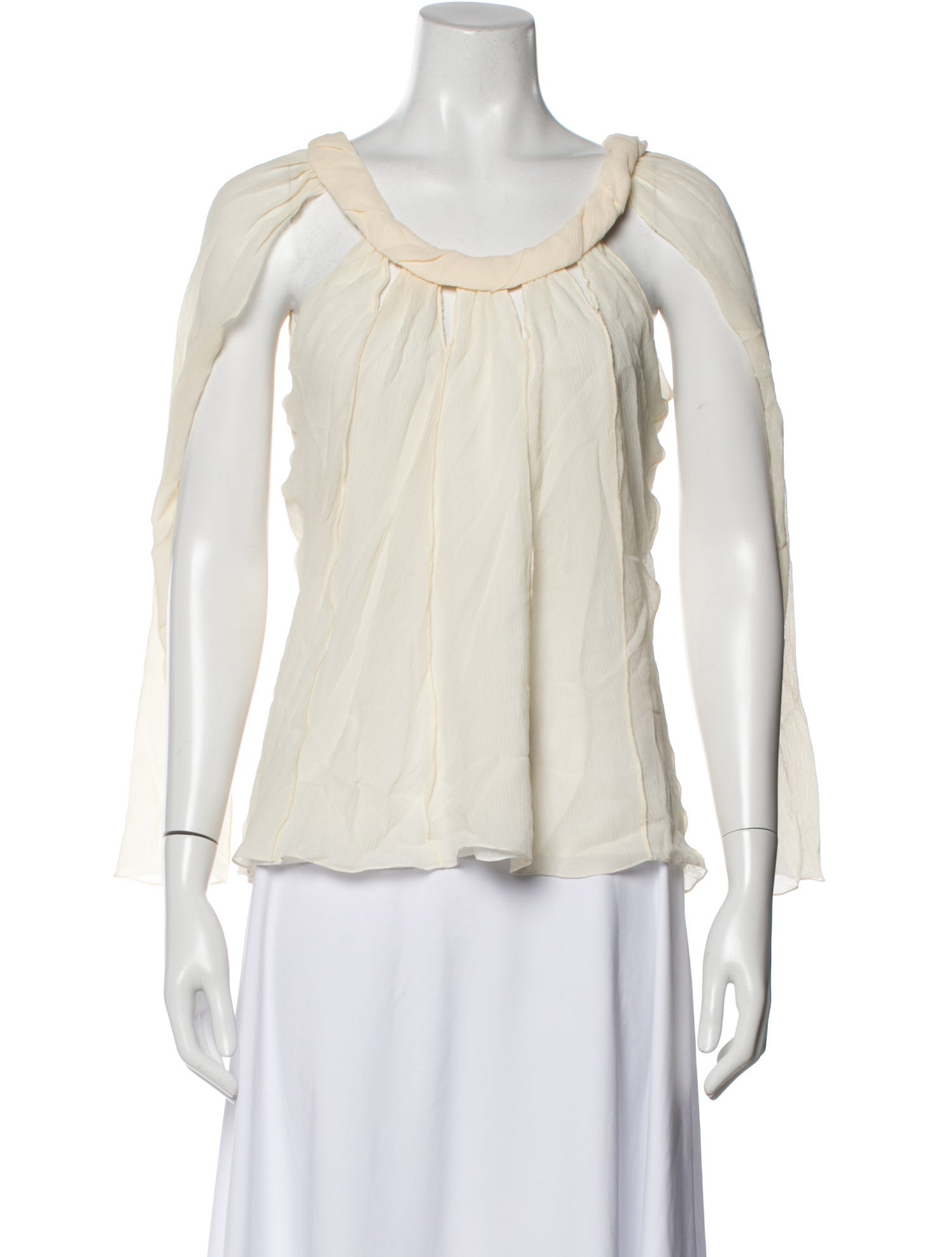 Cacharel Asymmetrical Sleeveless Top