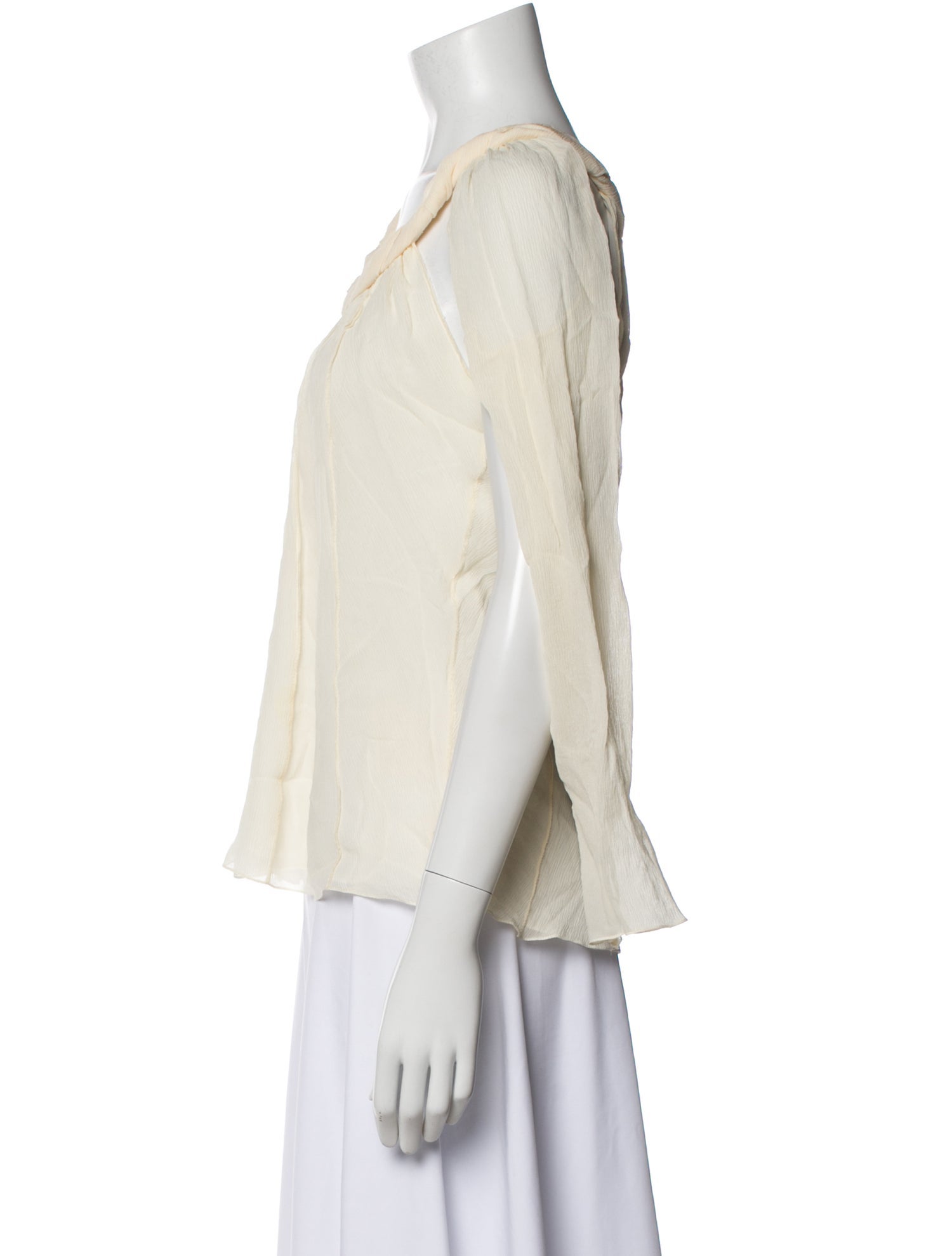 Cacharel Asymmetrical Sleeveless Top