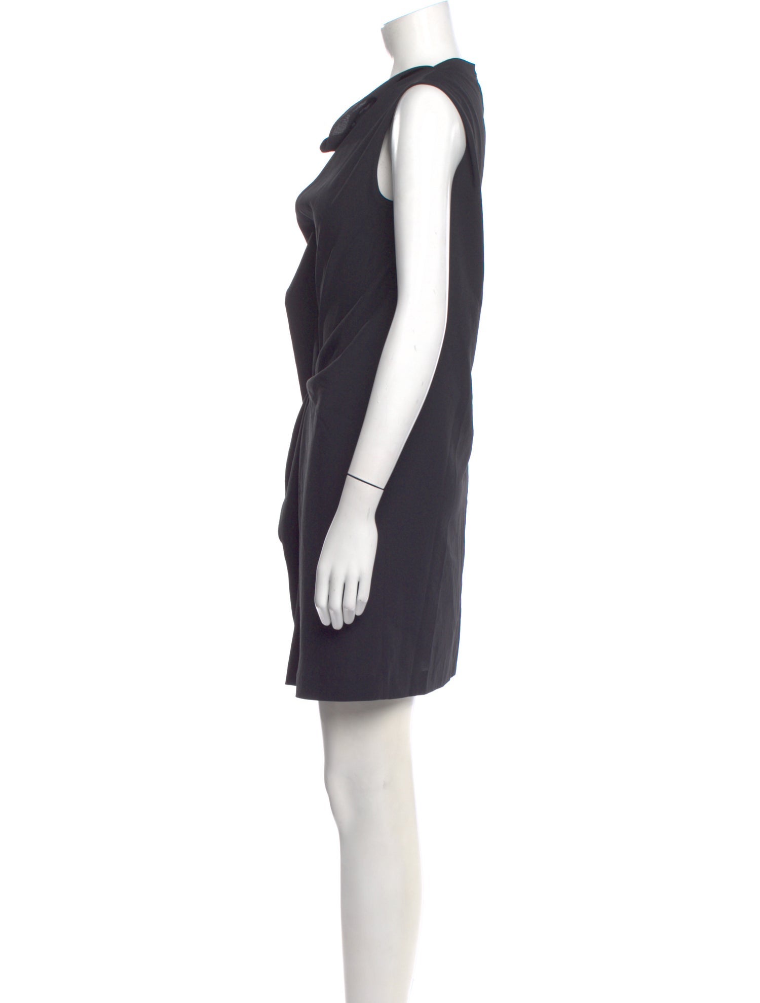 Cacharel Cowl Neck Mini Dress