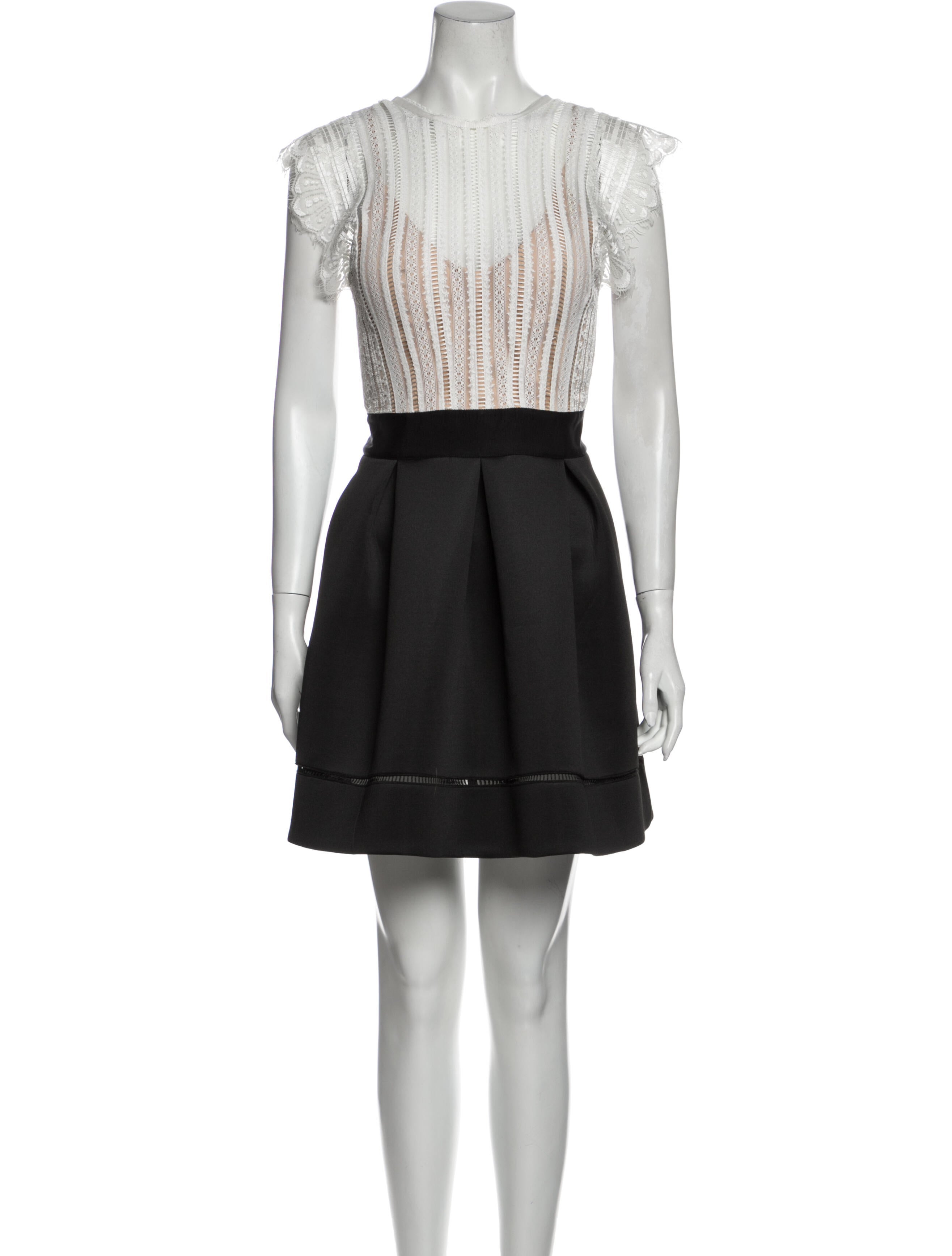 Catherine Deane Crew Neck Mini Dress