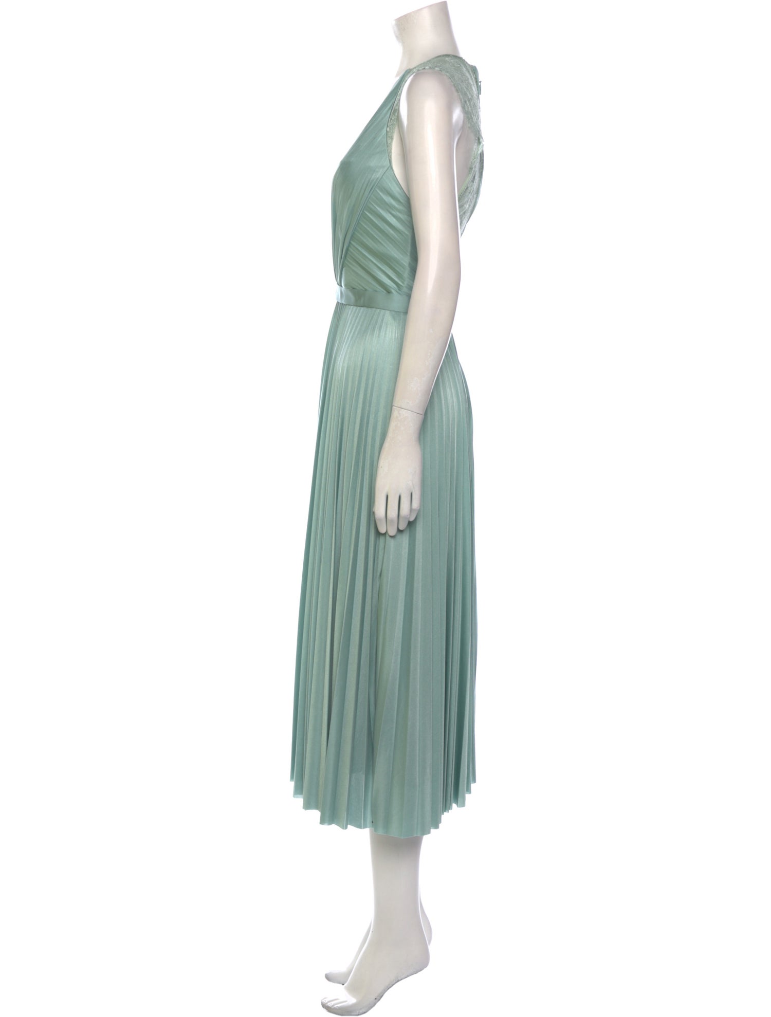 Catherine Deane V-Neck Midi Length Dress
