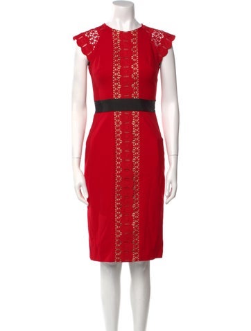Catherine Deane Dresses Crew Neck Knee-Length Dress XS