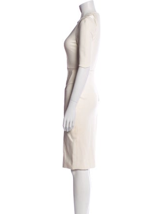 Catherine Deane Square Neckline Knee-Length Dress