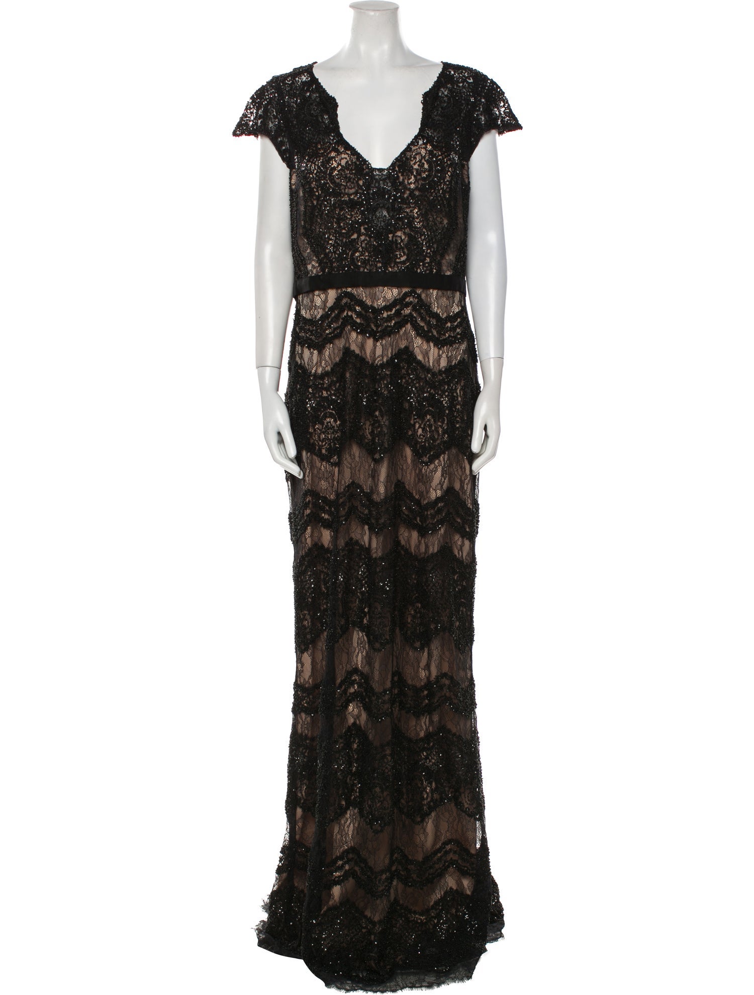 Catherine Deane Lace Pattern Long Dress w/ Tags