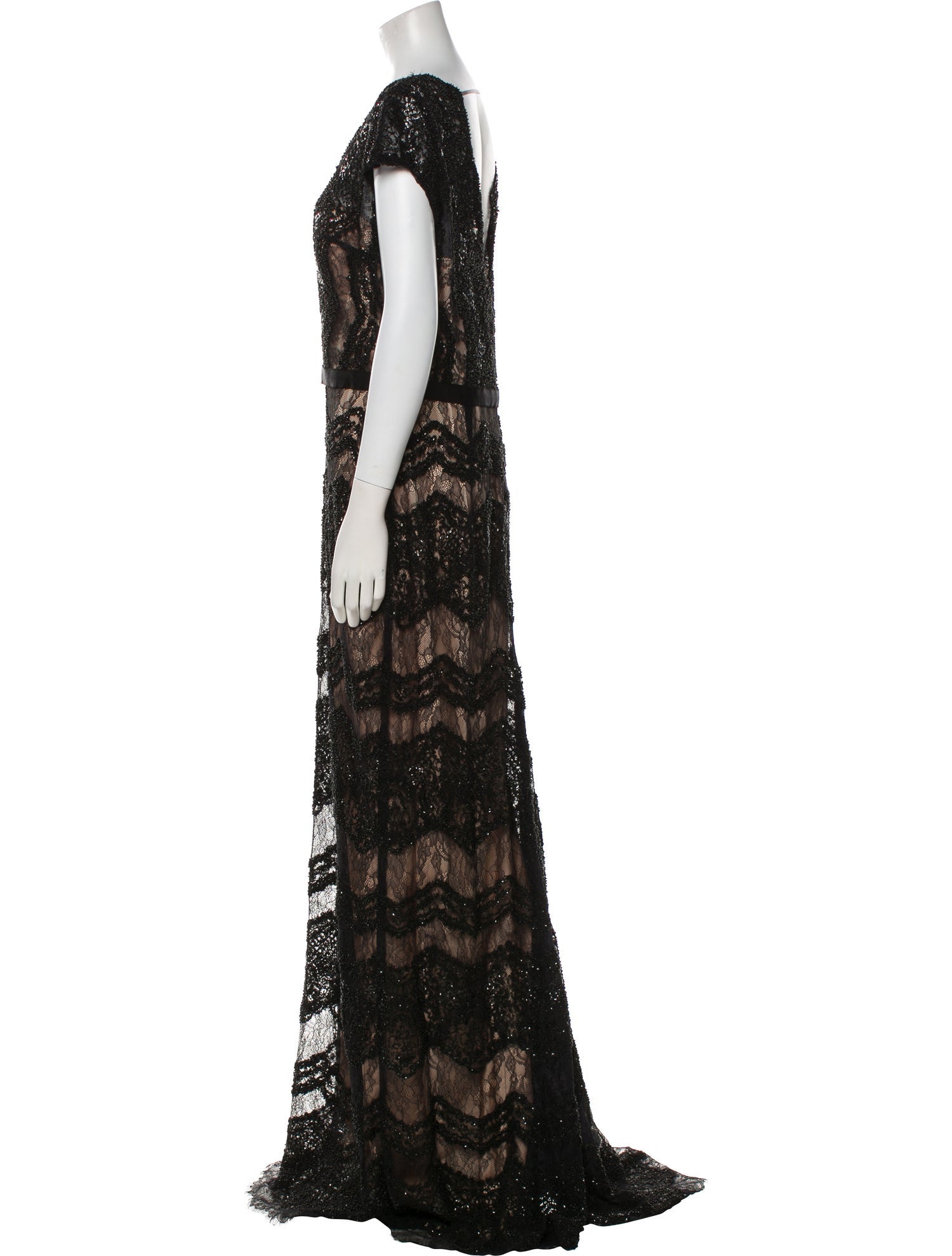 Catherine Deane Lace Pattern Long Dress w/ Tags