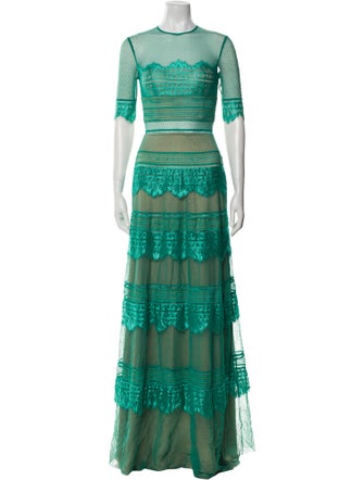 Catherine Deane Mesh Long Dress
