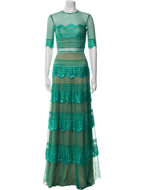Catherine Deane Mesh Long Dress