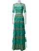 Catherine Deane Mesh Long Dress