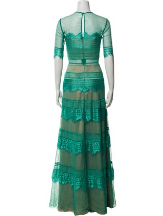 Catherine Deane Mesh Long Dress