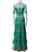 Catherine Deane Mesh Long Dress