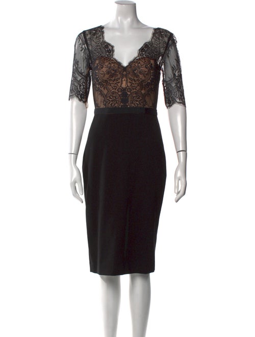 Catherine Deane Lace Pattern Knee-Length Dress