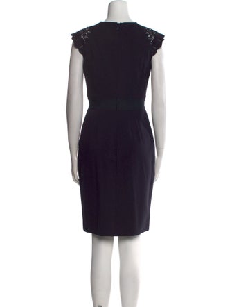 Catherine Deane Crew Neck Knee-Length Dress