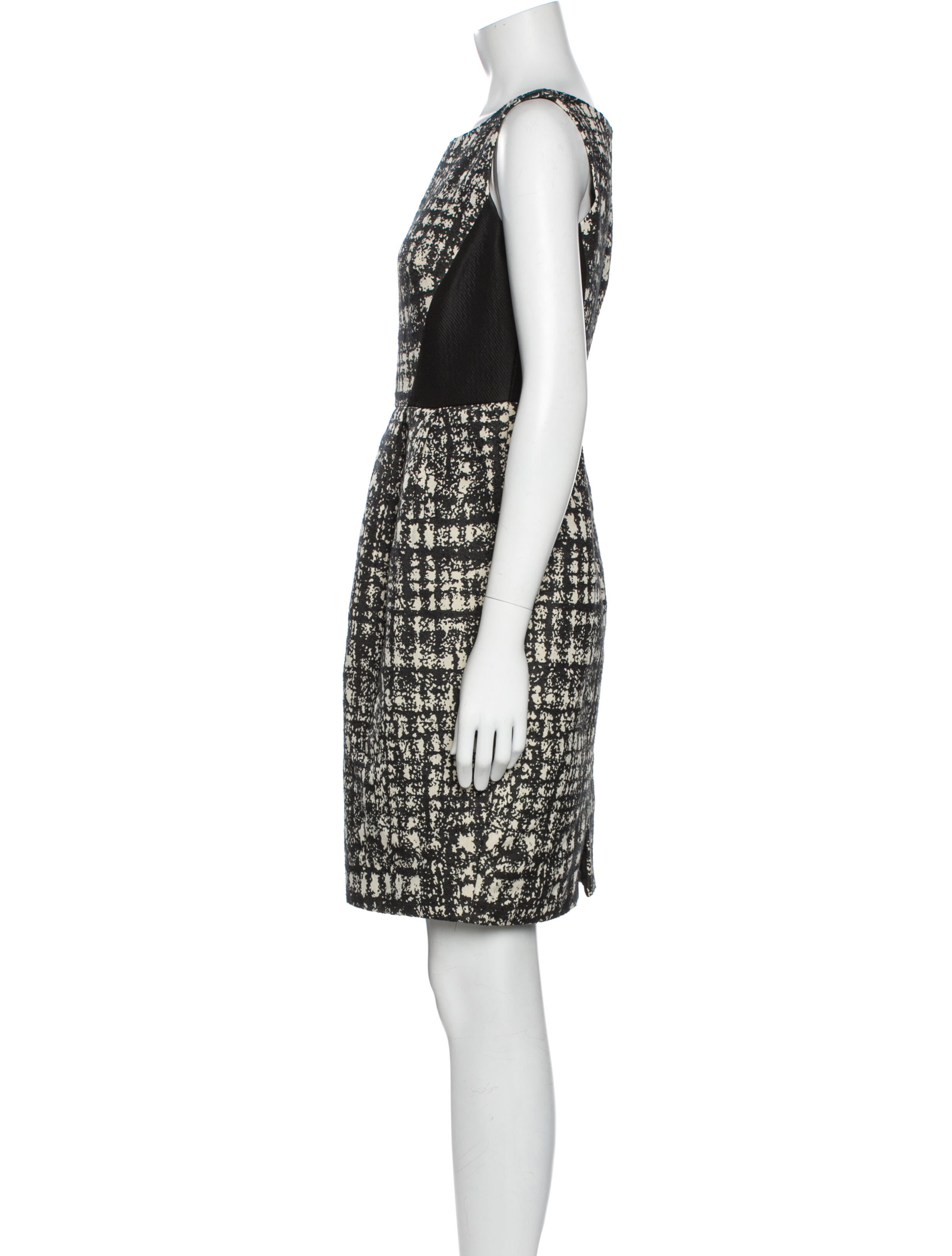 Carmen Marc Valvo Printed Mini Dress
