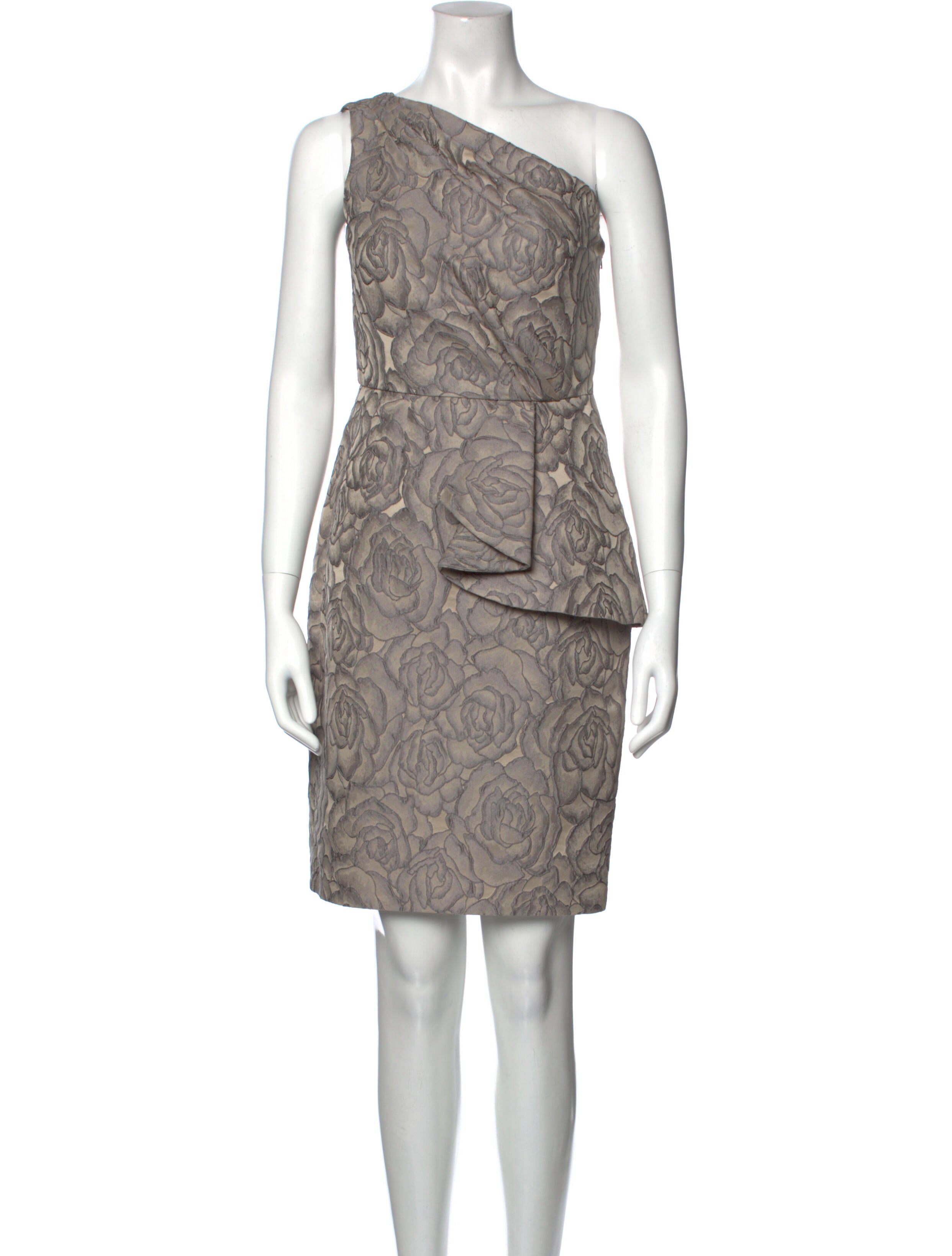 Carmen Marc Valvo Printed Mini Dress