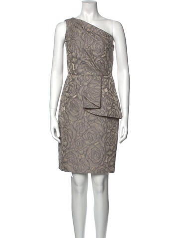 Carmen Marc Valvo Dresses Printed Mini Dress US 2 | XS