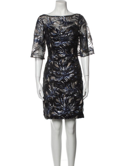 Carmen Marc Valvo Sequin Mini Dress
