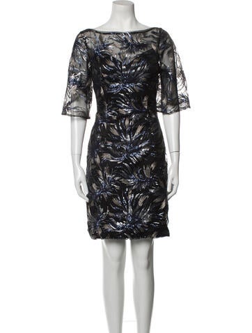 Carmen Marc Valvo Dresses Sequin Mini Dress US 2 | XS