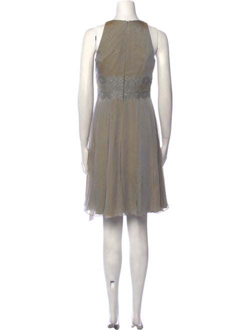 Carmen Marc Valvo Silk Mini Dress