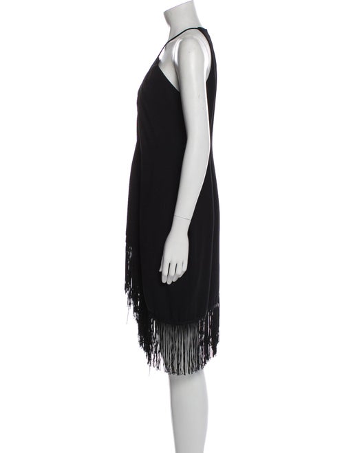 Carmen Marc Valvo Halterneck Mini Dress