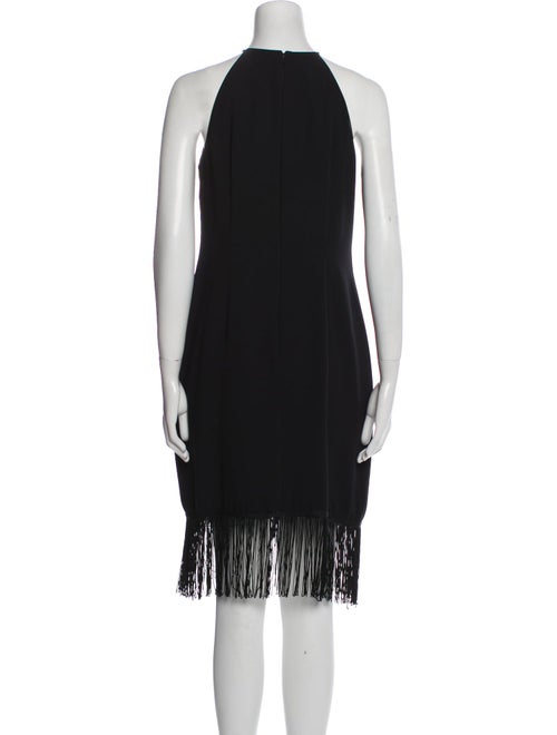 Carmen Marc Valvo Halterneck Mini Dress
