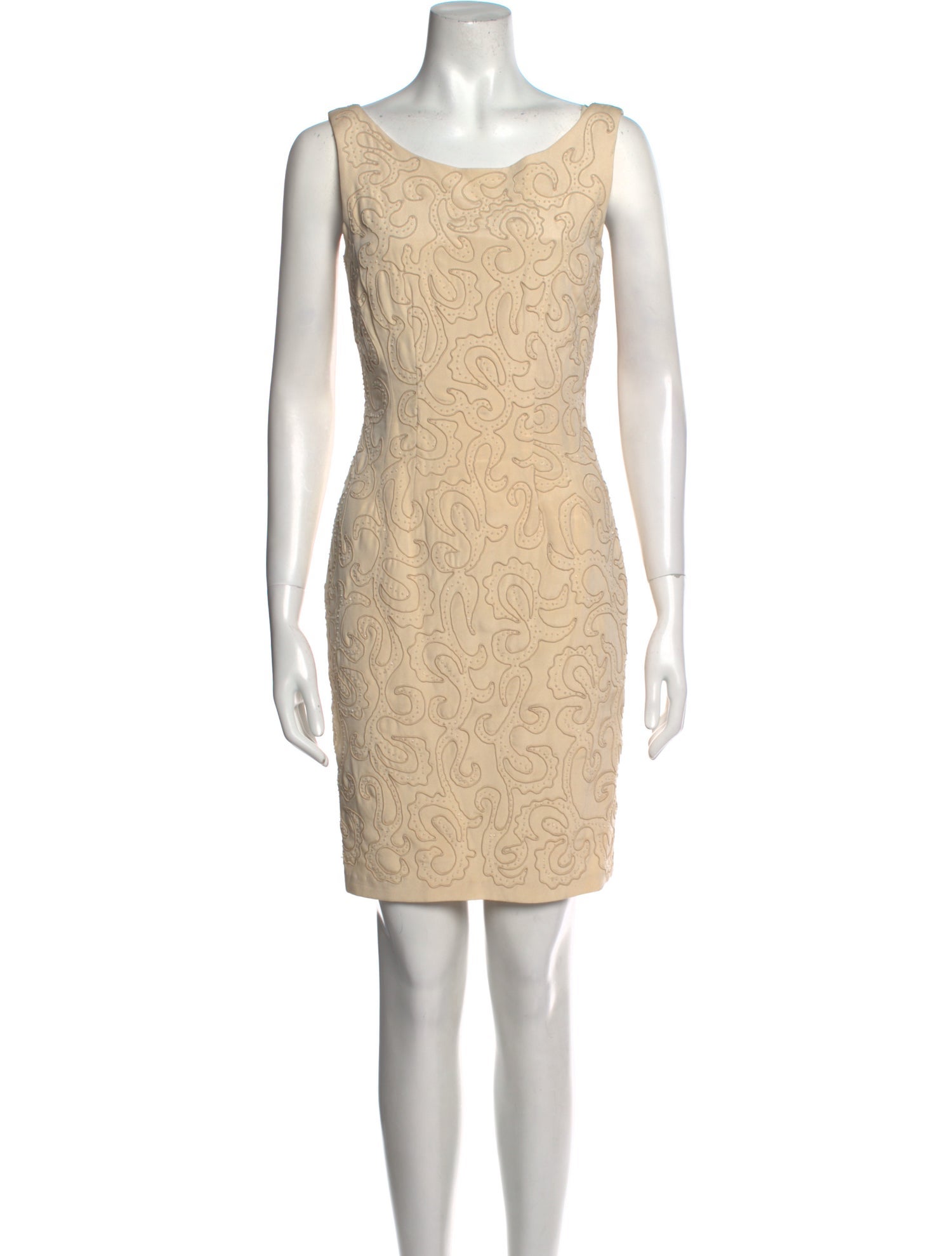 Carmen Marc Valvo Silk Mini Dress