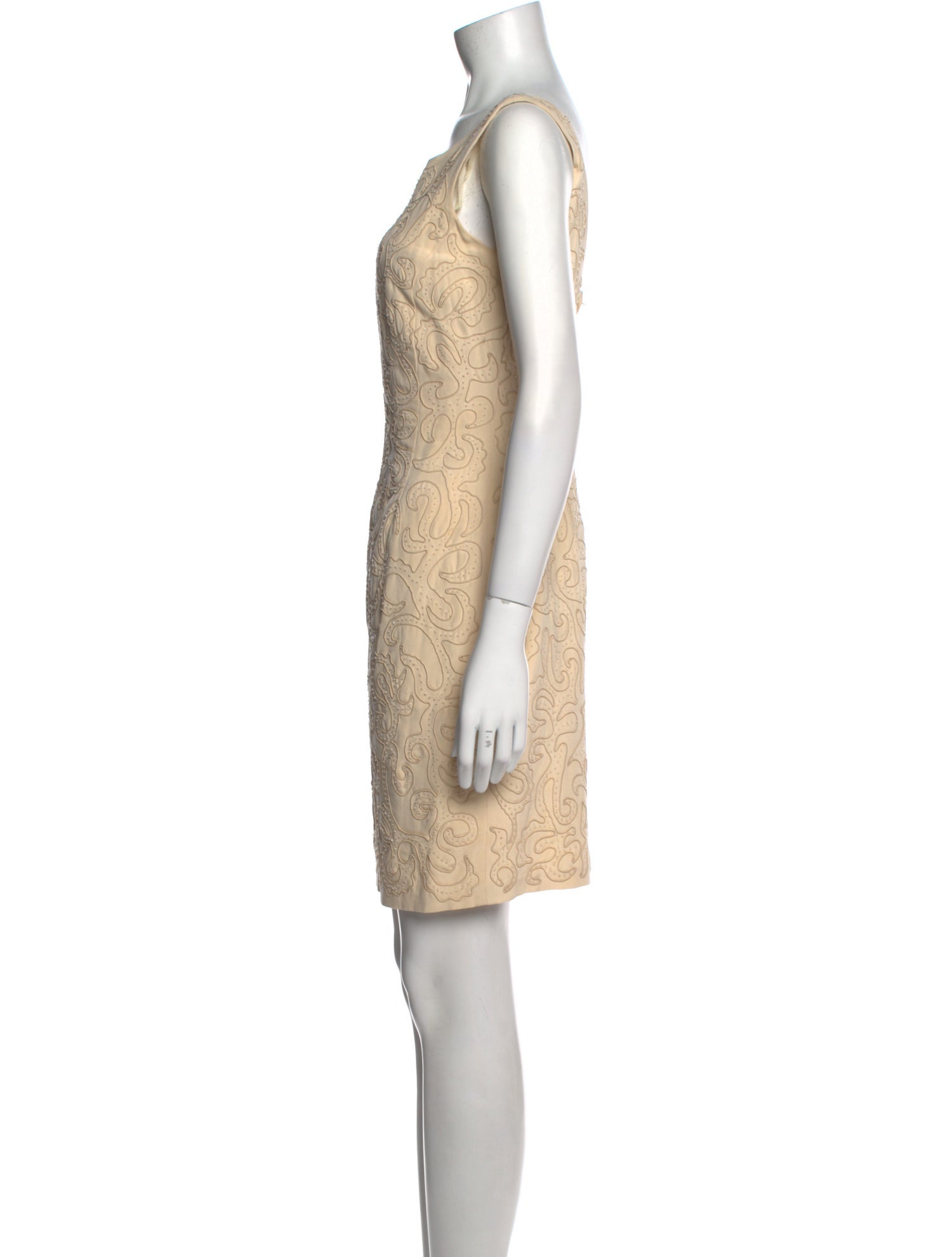 Carmen Marc Valvo Silk Mini Dress