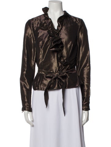 Carmen Marc Valvo Jackets Biker Jacket M
