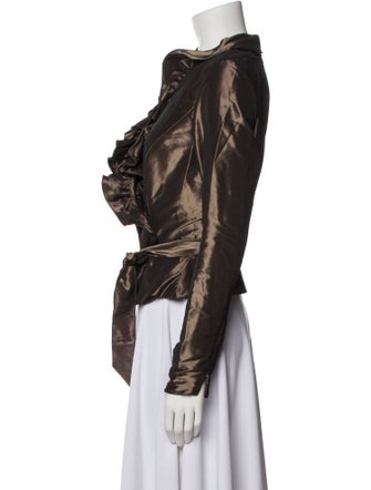 Carmen Marc Valvo Biker Jacket