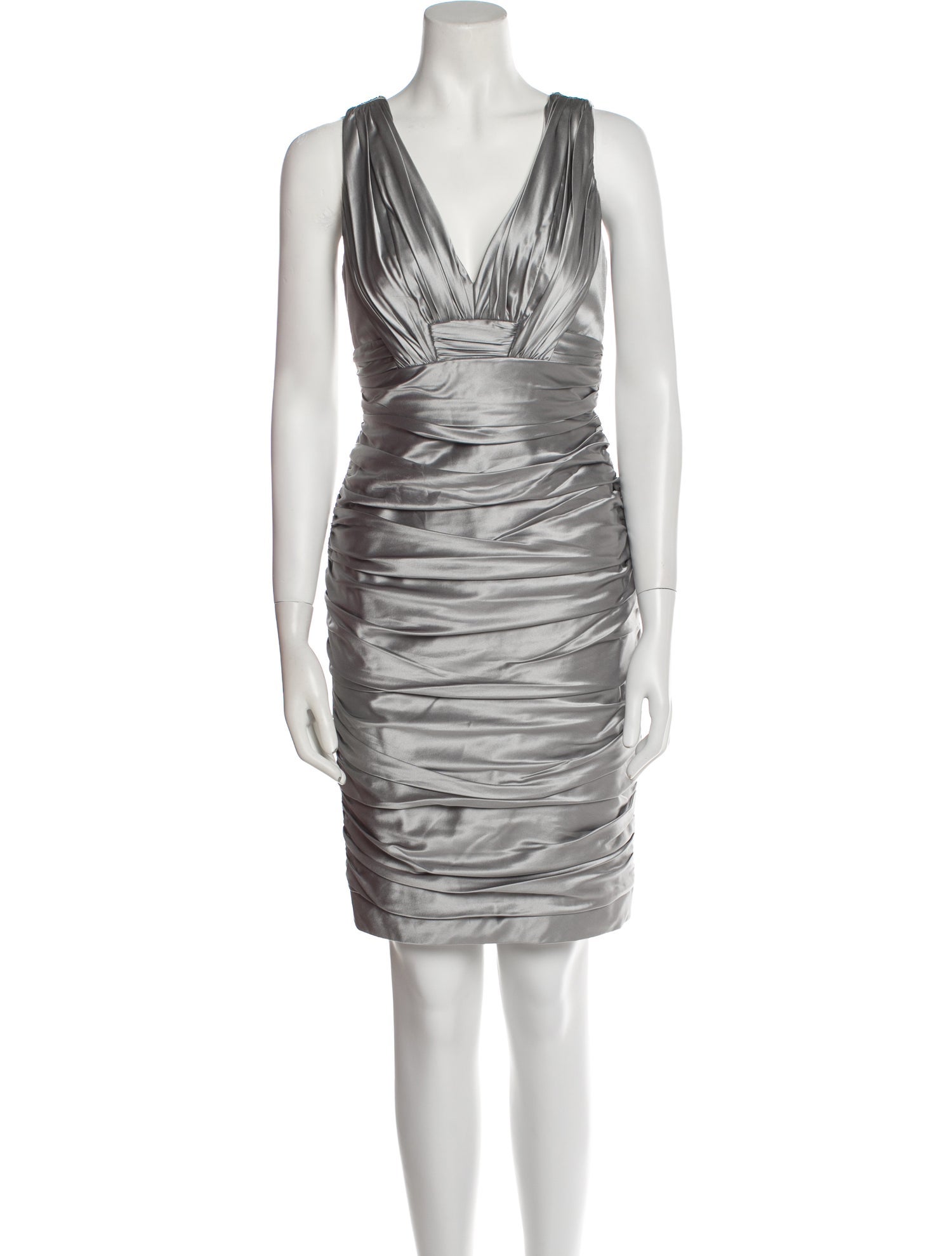 Carmen Marc Valvo Silk Mini Dress