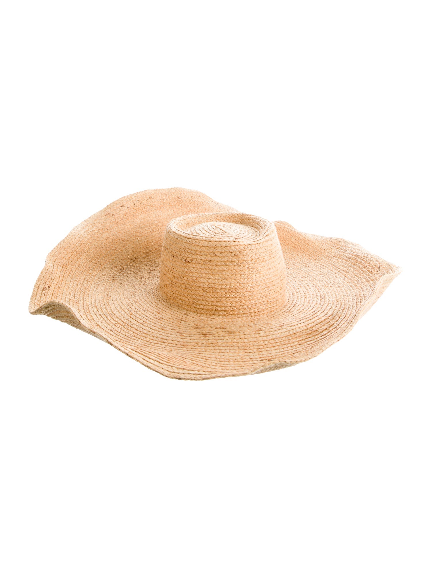 Carmen Marc Valvo Straw Wide Brim Sun Hat