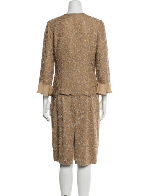 Carmen Marc Valvo Nylon Printed Skirt Set