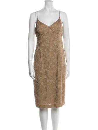 Carmen Marc Valvo Nylon Printed Skirt Set